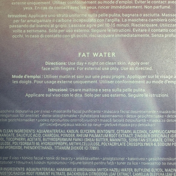 Fenty Skin Pore Essentials Set Cookies N Clean 1oz & Fat Water 1.7oz Mini Travel - Picture 4 of 9